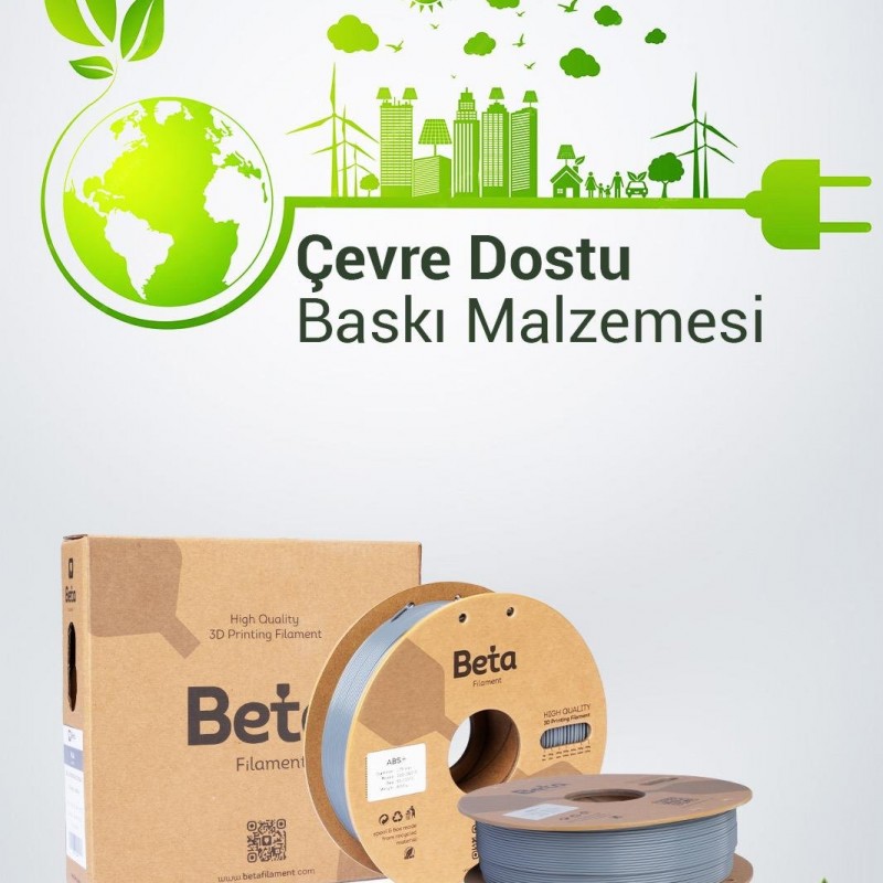 Beta ABS+ Filament Grey