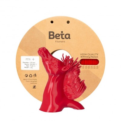 Beta PETG+ Filament Red