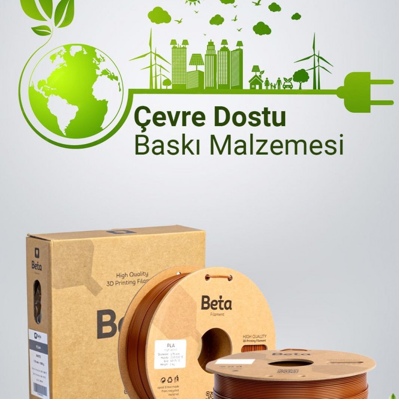 Beta PLA High-Speed Filament Brown