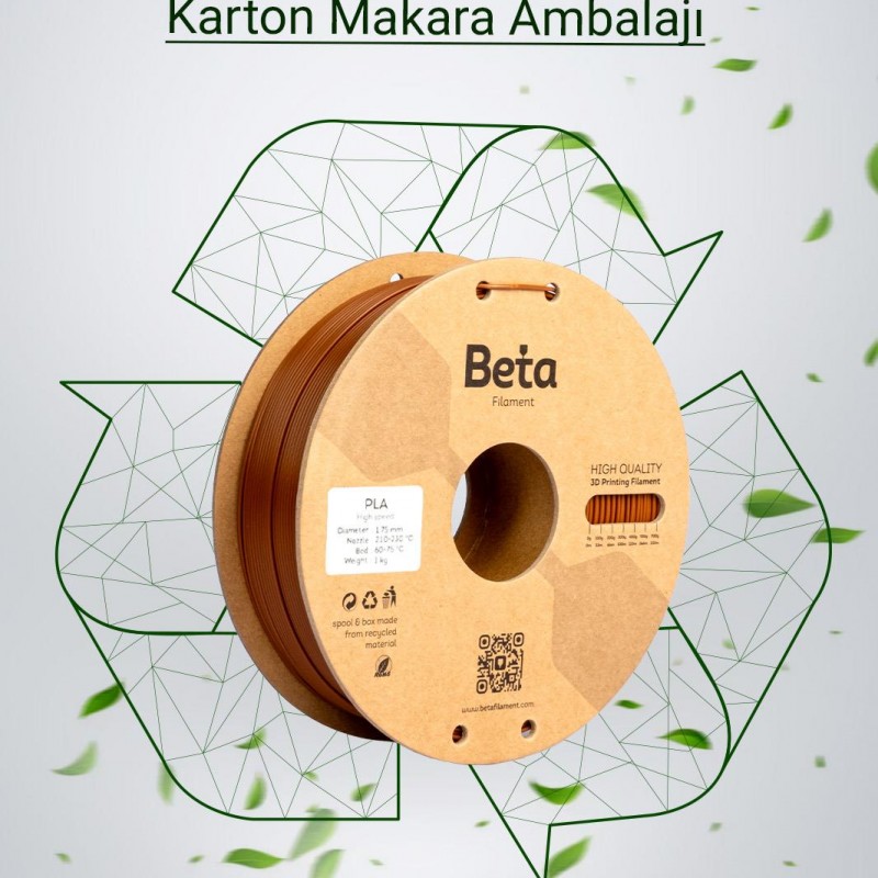 Beta PLA High-Speed Filament Brown