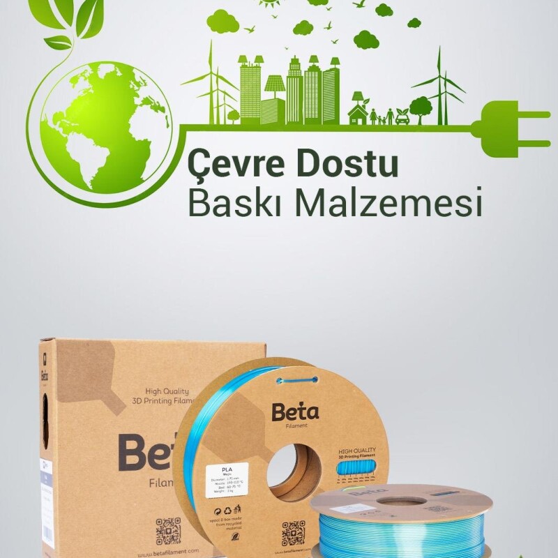 Beta PLA-Magic Silk Blue-Yellow