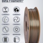Beta PLA-Magic Silk Bronze-Orange