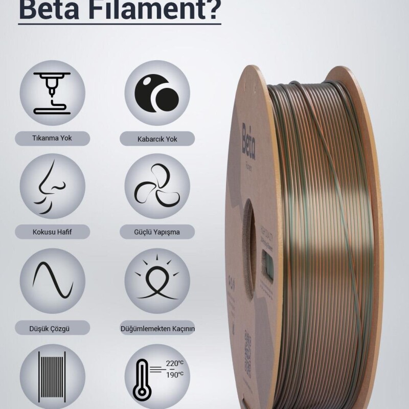 Beta PLA-Magic Silk Bronze-Orange