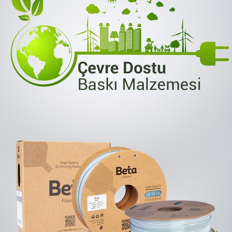 Beta PLA-Magic Silk Green-White