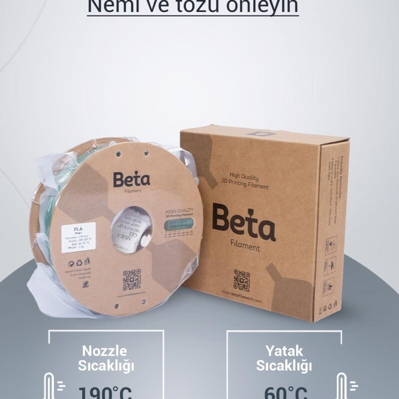 Beta PLA-Magic Silk Rose Red-Green