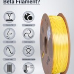 Beta PLA-Magic Silk Yellow-Orange