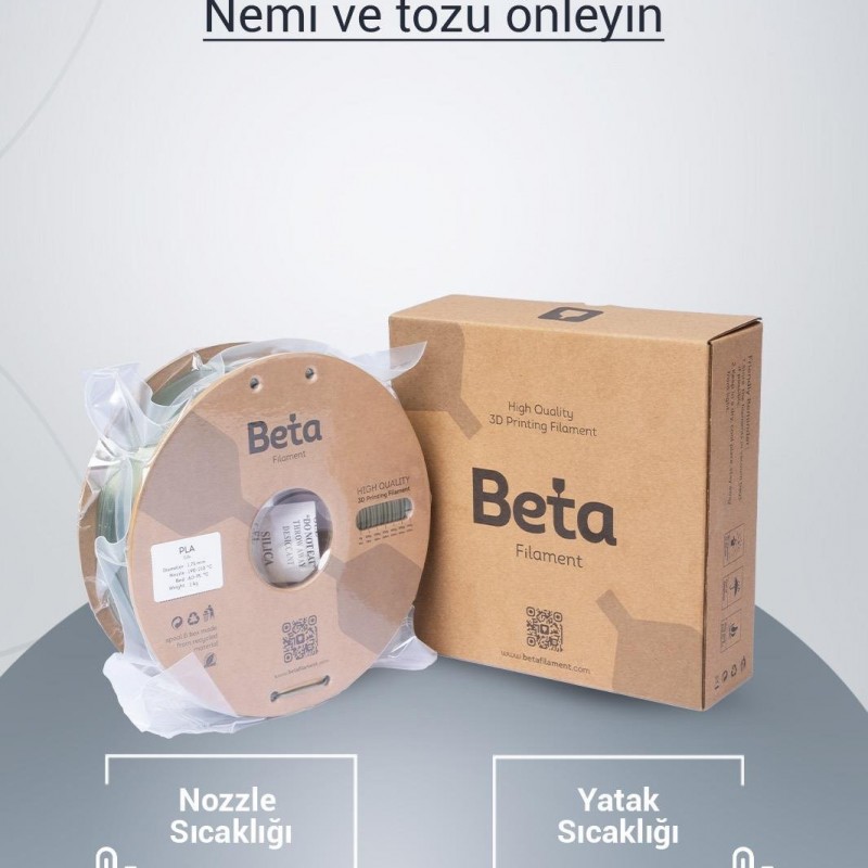Beta PLA-Silk Filament Bronze