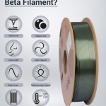 Beta PLA-Silk Filament Bronze