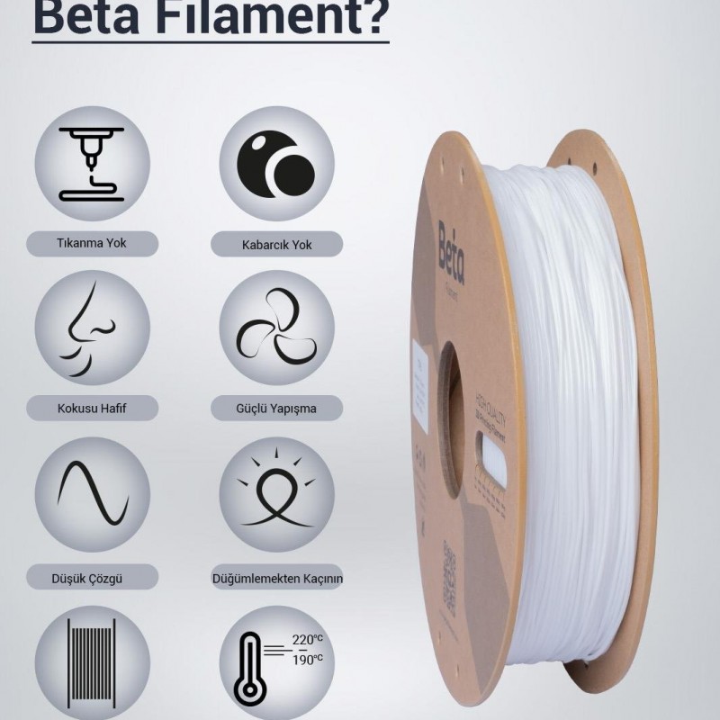 Beta TPU 95A Filament White