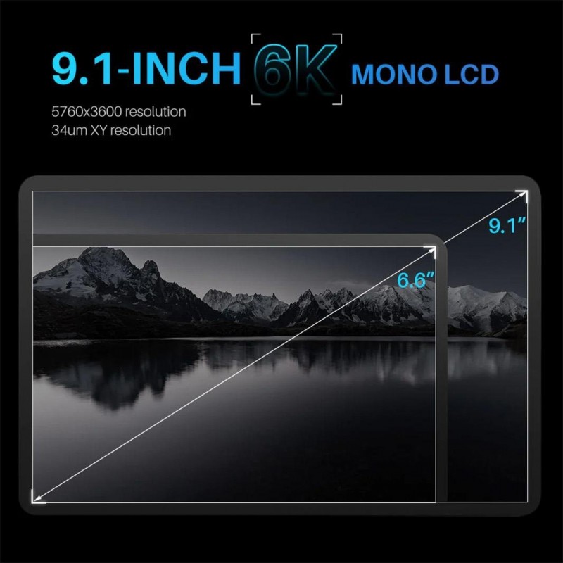 ELEGOO Mars 4 Max 6K MSLA 3D Yazıc