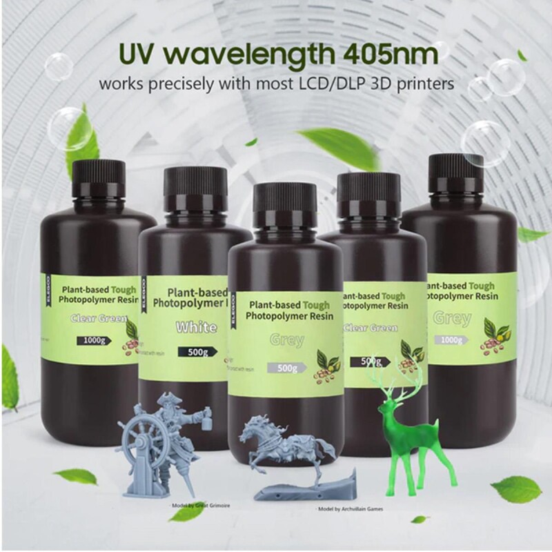 ELEGOO Plant-Based (Bitki Bazlı) Reçine Gri 1 Kg