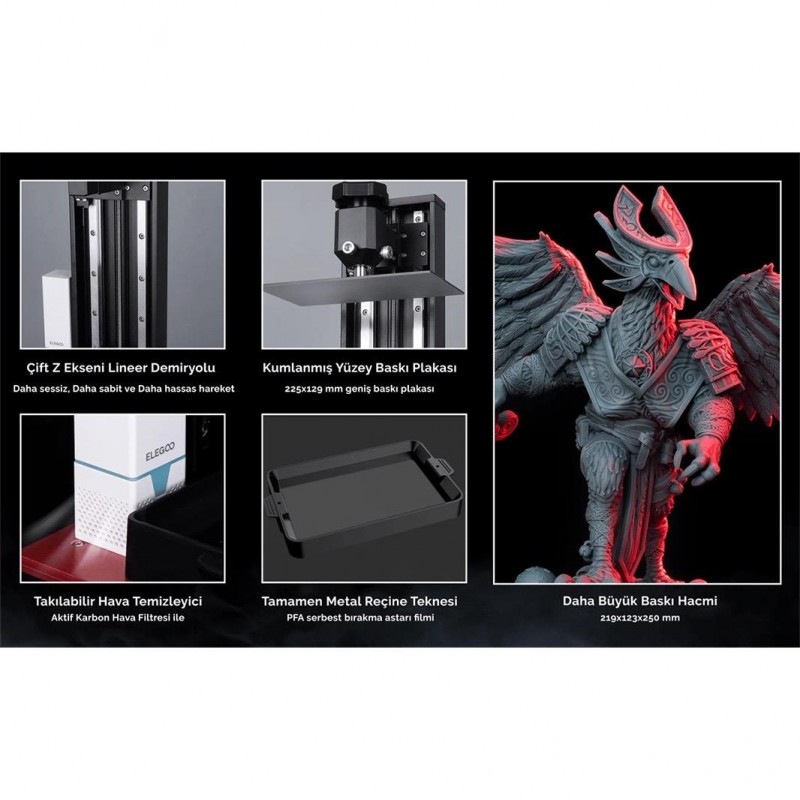 ELEGOO Saturn 2 8K 3D Yazıcı