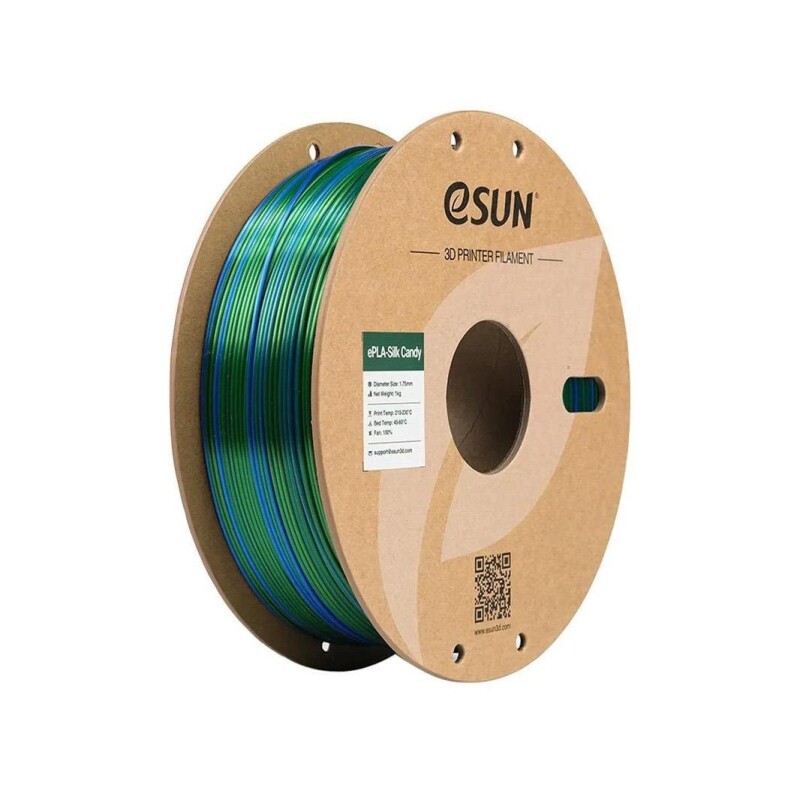 Esun PLA-Silk Candy Filament Blue-Green